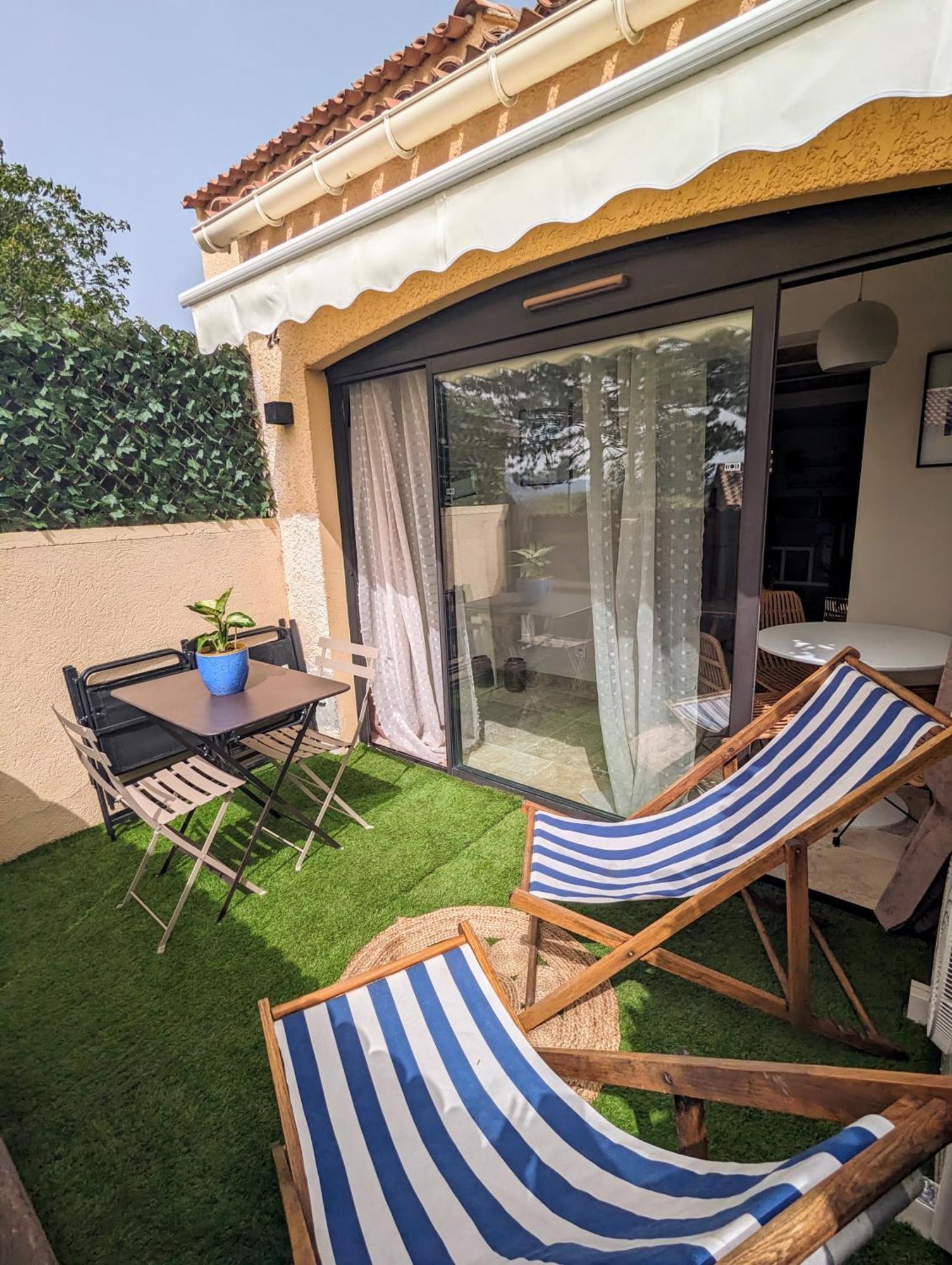 Evasion Au Calme - Maison Cosy Avec Piscine Et Tennis Saint-Vallier-de-Thiey Exteriör bild